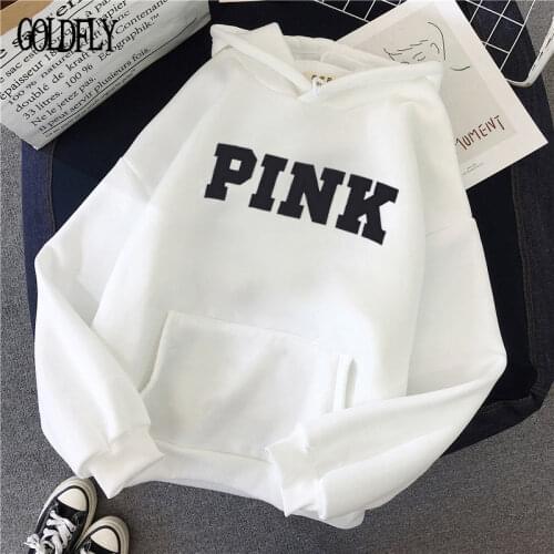 Letter Printed Pink Hoodie Love Pink Secret Hoodies Women Aesthetic Tumblr Vegan Feminist Plus Size Womens Hoodies Pullover