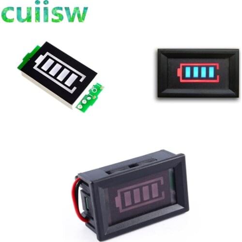 1S Single 3.7V Lithium Battery Capacity Indicator Module 4.2V Blue Display Electric Vehicle Battery Power Tester Li-po Li-ion