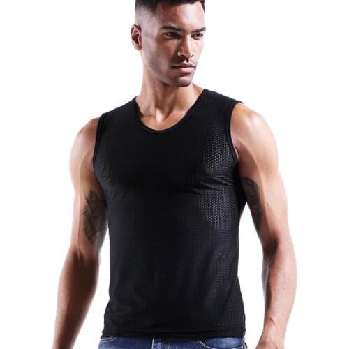 Men Quick Dry Mesh Cycling Vest Summer Sleeveless Vest Breathable Riding Running Fitness Sports Undershirt Walking Vests