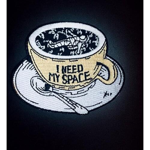 Space Lung Scenery Patch Iron On Patches For Clothing Punk Patch Heart Embroidered Patches On Clothes LGBT Stripe Stickers Badge