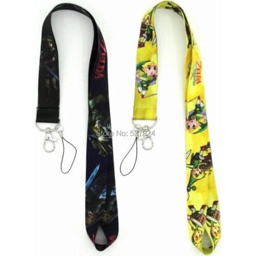 New 20Pcs Zeda Link Tingle Princess Key ID Card Cell Phone Neck Strap Lanyard W