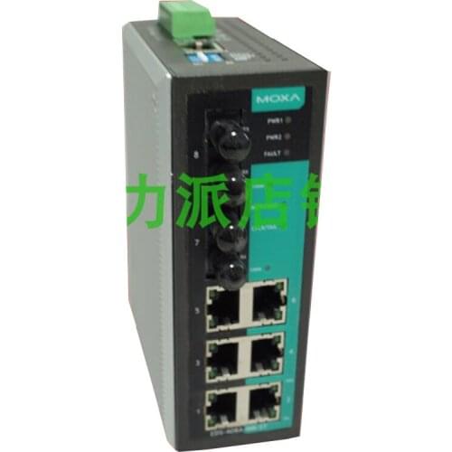New Original Spot Photo For MOXA EDS-408A-MM-ST-T Wide Temperature Managed Redundant Industrial Ethernet Switch