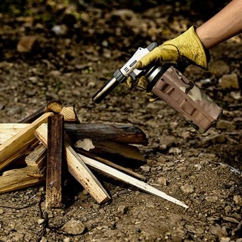 Portable Useful Camouflage Camping Gas Tank Cover Lightweight Camping Tank Cover Easy to Carry for Outdoor