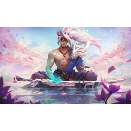 Odyssey Kayn KDA ALL OUT LOL 3D Posters Game Wall Stickers For Boys Living Room Bedroom Home Decor Waterproof Murals Wallpaper