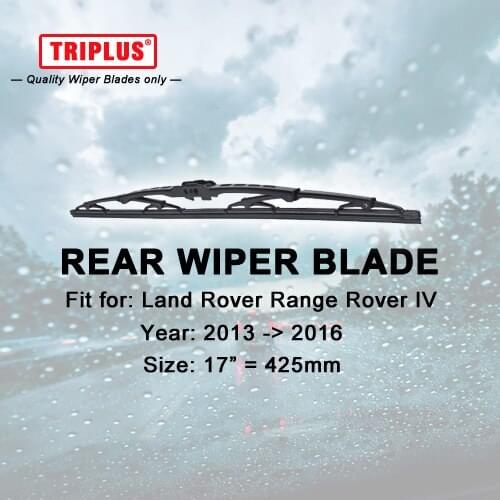 Rear Wiper Blade for Range Rover IV (2013-2016) 1pc 17" 430mm, Range Rover 4 MK4 Rear Windscreen Wipers Land Rover