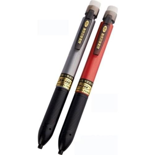 Standard Exam Mechanical Pencil Eraser Top 2B Square Tip