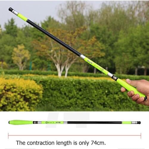 Telescopic Fishing Rod 2.7M-7.2M Spinning Carp Feeder Rod Stream Fishing Rod Ultralight Hard Fishing Pole Fishing Accessories