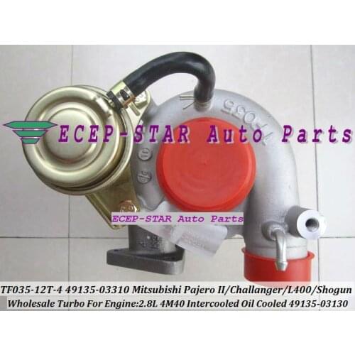 TD04 49135-03130 49135-03310 Oil Cooled Turbo Turbocharger For Mitsubishi Pajero II Challanger L400 Shogun Intercooled 4M40 2.8L