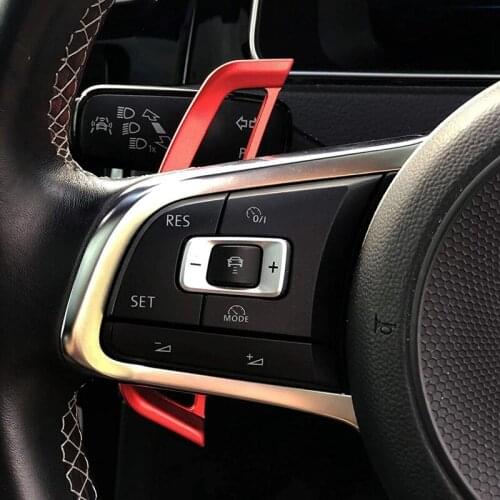 1 Pair Car Steering Wheel Shift Paddle Shifter Extended Fit for Golf MK7 MK7.5 R 2013-2020 Car Accessories