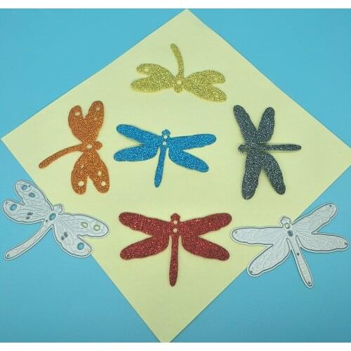 2 patterned dragonfly metal cutting die, scrapbook, photo album decoration DIY handmade art