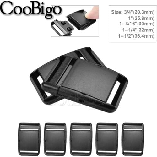 20pcs 20mm 25mm 32mm 38mm Center Release Buckle For Belt Strap Sports Luggage Bag Outdoor Tactical Backpack Buckles Accessories