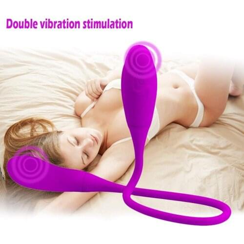 7 Speed Powerful Vibration Function Rechargeable Dual Vibrator Egg Couple G-spot Anal Vibrator Sex Toy For Women USB Charging