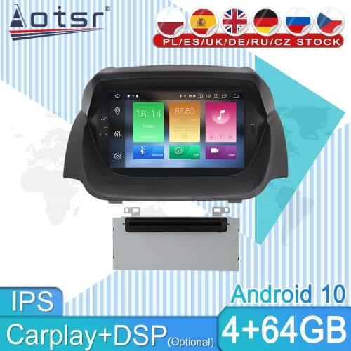 For Ford Fiesta 2013 2014 2015 2016 Car Multimedia Player Stereo Android Auto Audio Radio Tape Recorder GPS Navigation Head Unit