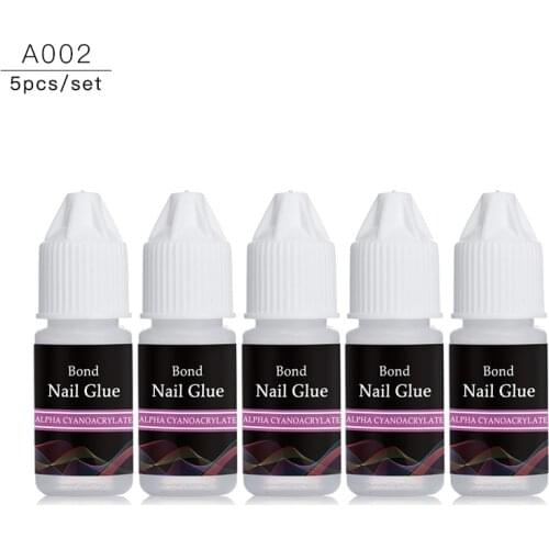 5/10PCS Fast Drying Nail Glue with Brush for False Nails Glitter Rhinestones 3D Decoration Makeup Cosmetic Tools Nail Tools