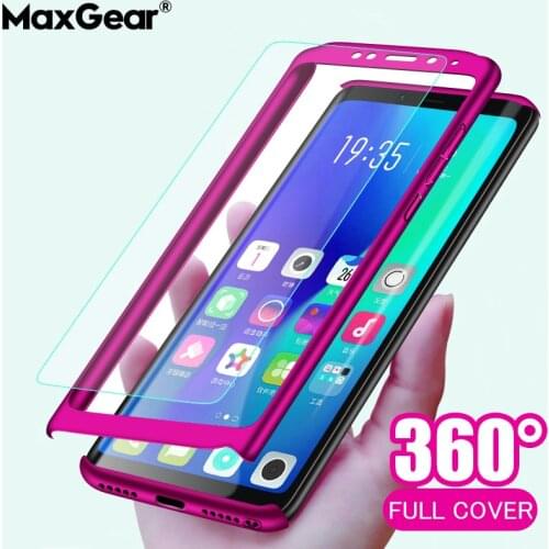 Luxury 360 Degrees Phone Case For Xiaomi Redmi 9 Note 9S 4X 5 6 7 8 8T Pro Full Cover For Redmi 5 6A 7A 8A 9A 9C Capa With Glass