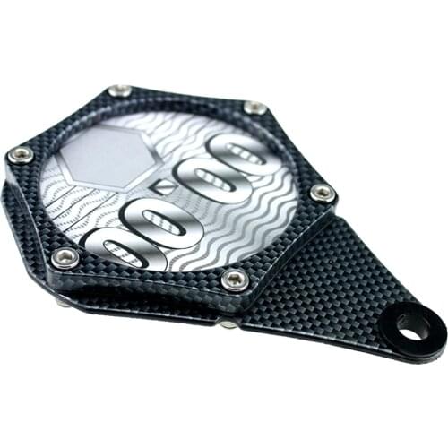 Black Motorcycle Motorbike Moped Tax Disc Holder Waterproof Metal Seal