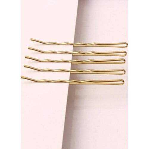 40PCS Wedding Alloy Bobby Pins Hair Clips Hairpins Barrette Hairpins Hair Accessories Black Side Wire Word Folder Styling Tools