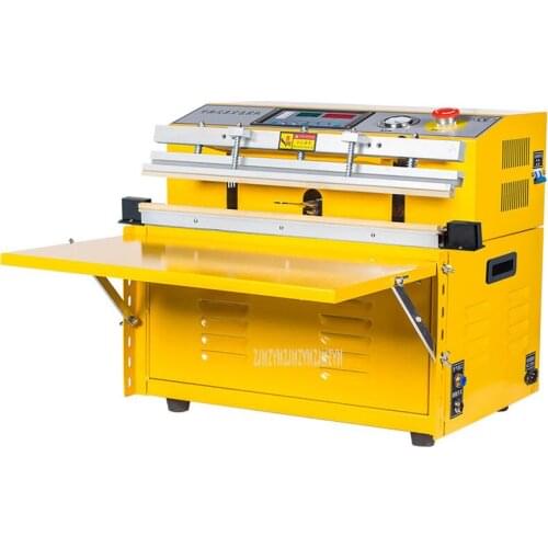 DZQ-500TE 500*8mm External Pumping Vacuum Packaging Sealer Vertical Food Vacuum Sealer Automatic Sealing Machine Bag Extractor