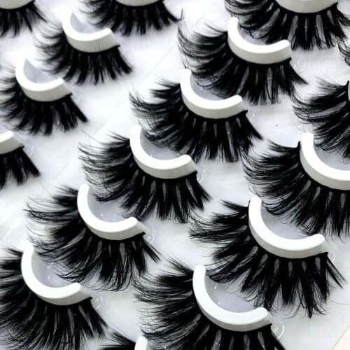 HBZGTLAD 16 Pairs 3D Mink Hair False Eyelashes Natural/Thick Long Eye Lashes Wispy Makeup Beauty Extension Tools