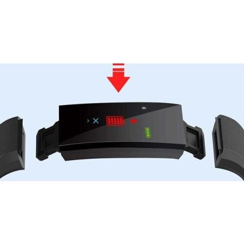 ID115 Plus LCD Screen Smart Bracelet Fitness Tracker Pedometer Watch Band Heart Rate Blood Pressure Monitor Smart Wristband Watc