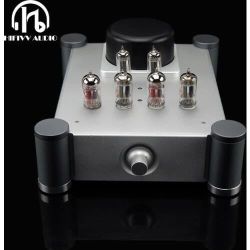 Hifi Tube preamplifier of 12AX7 and 12AU7 two versions tube amp JJ ECC83S tube amp or shuguang
