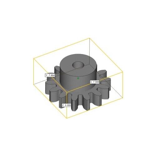 Small plastic gear for Sharp 700 stereo cassette deck