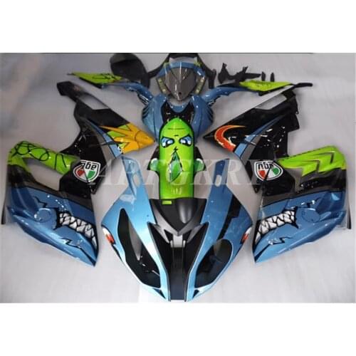 New ABS Plastic Shell Motorcycle Fairing kit Fit For BMW S1000RR 2009 2010 2011 2012 2013 2014 Bodywork set Custom Shark