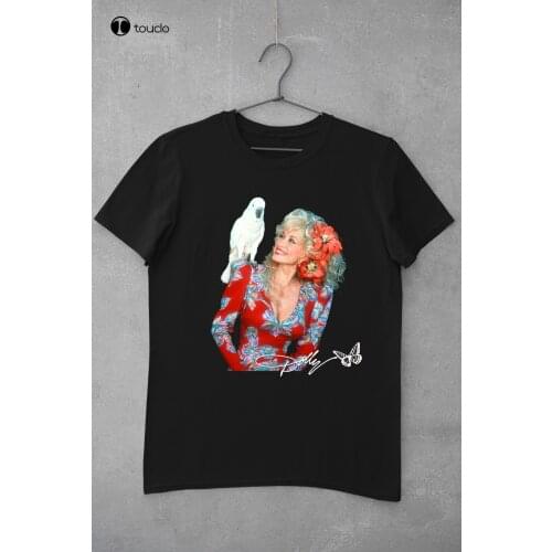 Rare Dolly Parton Singer T-Shirt Print Signature Dolly Tee All Size
