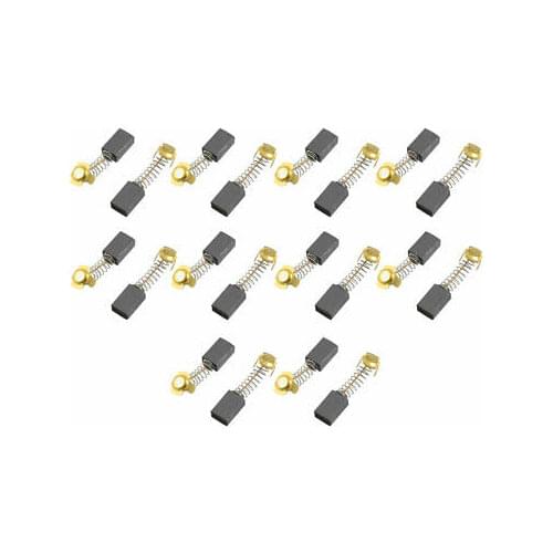 20 Pcs 0.67" x 0.43" x 0.27" 17 x 11 x 7mm Carbon Brush 999043 for Hitachi Power Tool