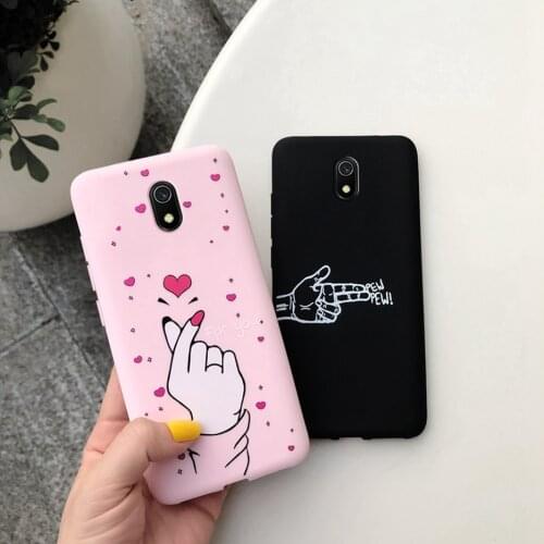 Fashion Silicone Case For Xiaomi Redmi 8 Case Cover On For Xiaomi Redmi 8A 8 a Redmi8 Phone Soft TPU Back Cover Capa on Redmi 8A