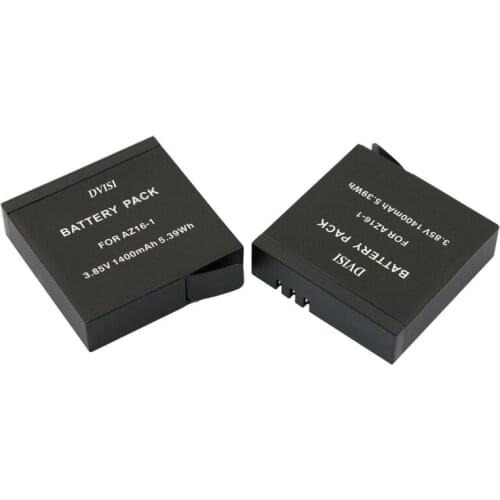 2pcs/lot Replacement High Quality 3.85V 1400mAh Rechargeable Battery for Xiaomi Yi 2 4K Sport Action Camera