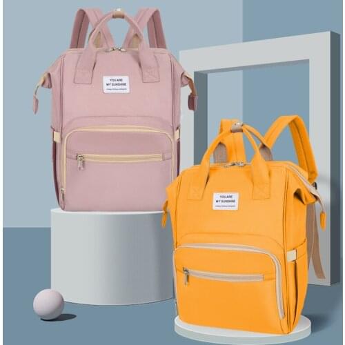 Large Capacity Diaper Bag Backpack Baby Nappy Changing Mummy Maternity Bags Hot Mum Bag Stroller Baby Care Waterproof Backpack