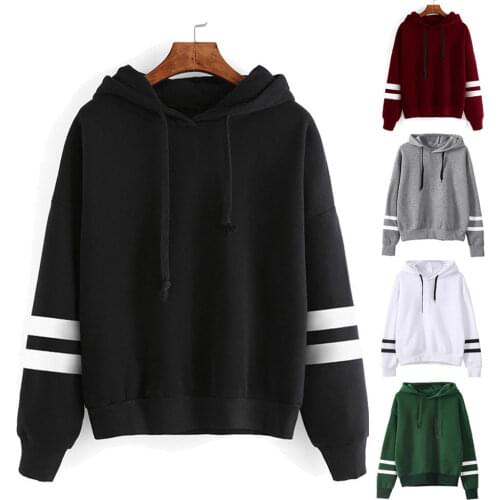 2020 Spring Autumn Womens Long Sleeve Hooded Sweatshirt Loose Casual Warm Hoodies Sweatshirts 4 Colors Female Jumper Tracksuits