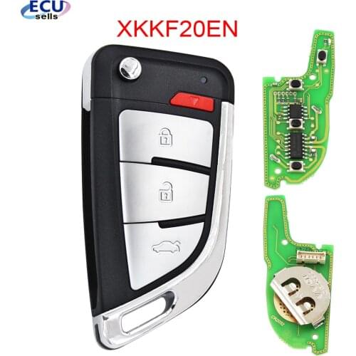 1PC/ 3PCS / 5PCS X 4 Buttons Flip remote Xhorse VVDI Remote Wire Remote key XKKF20EN for VVDI Key Tool
