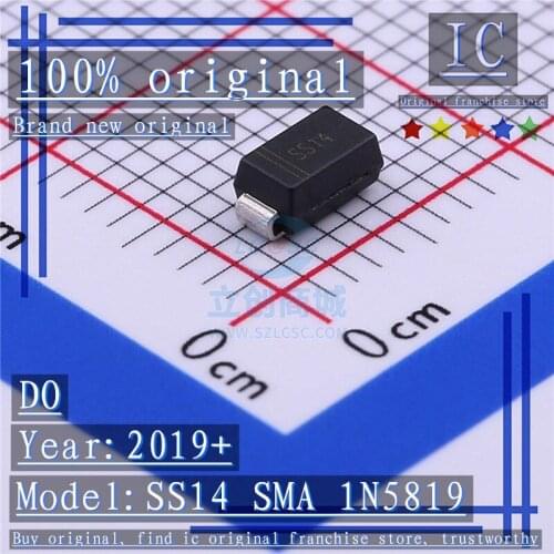 2019+ 100% Brand new original 100PCS-500PCS SS14 SMA 1N5819 DO-214AC diode patch