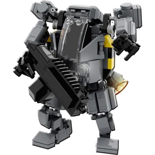 230Pcs MOC Landing Mecha Bricks Model Small Particles Building Block Educational Toy