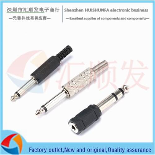 6.35 mono dual channel plug 6.5mm audio plug microphone mixer microphone microphone plug