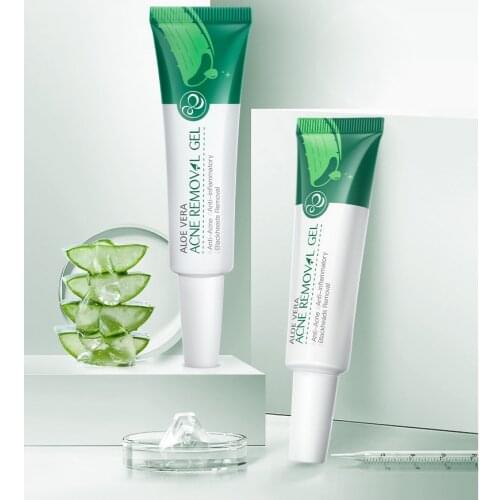 Aloe Acne Treatment Gel Face Cream Serum Anti Acne Scar Cream Shrink Pores Moisturizing Oil Control Soothing Essence Skin Care