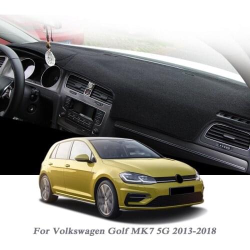 Car Styling Dashboard Avoid Light Pad Instrument Platform Cover Mat Rose For Volkswagen Golf MK7 5G 2013-2018 LHD&RHD Anti-Dust