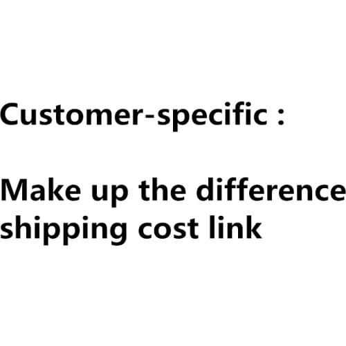 Customer-specific make up the difference shipping cost link /Freight make up the difference