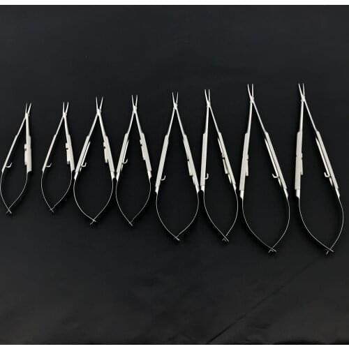 18/16/14/12.5cm Surgical Dental Orthodontic Castroviejo Needle Holders Tool Straight /Curved Head Ophthalmic Eye instrument