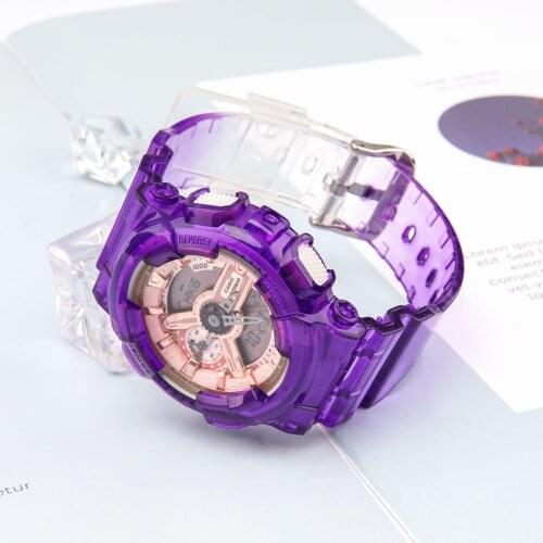 Hot Seller Gradient Silicone watch band silicone Watch Strap for casio GMA-S110 GMAS110 Band Strap casio Watch Band