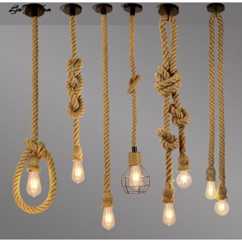 Bar single rope chandelier loft clothing store restaurant Internet cafe personality creative decoration industrial wind lamps