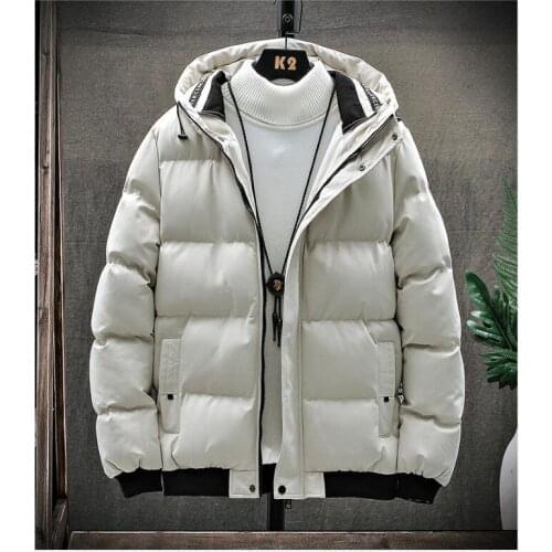 2020 New Men Jackets Outdoor Coat Long Sleeves Hooded Jackets Warm Winter Thermal Clothing