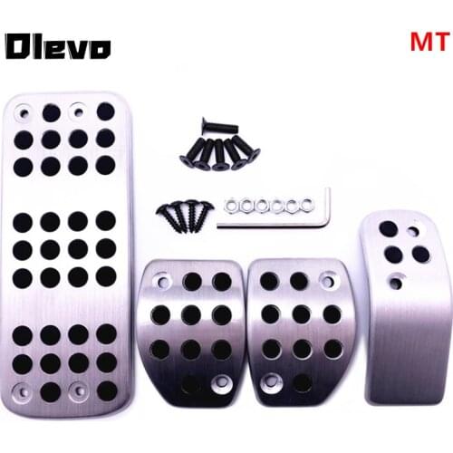 MT Foot Rest Brake Gas Car Pedal Pad Plate for PEUGEOT 207 301 307 208 2008 308 408 cc for CITROEN DS3 DS4 DS6 C3 C4 DS 3 4 6