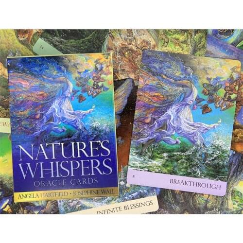 270C Natures Whispers Oracle 50 Cards Deck English Tarot Divination Fate Board Game