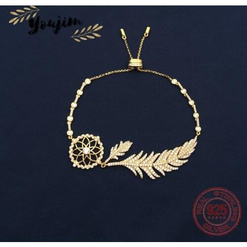 New style 925 silver zircon dream catcher adjustable bracelet women luxury fashion noble Monaco exquisite jewelry gift