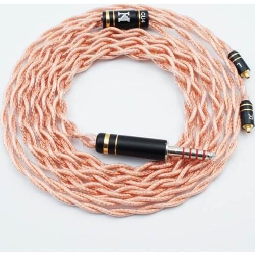 ISN Audio CU4 4 Shares 115 Cores High Purity Single Crystal Copper HiFi Audiophile IEM cable