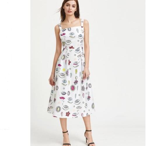 ENLU Women Party Dress Summer Sexy Square collar Ladies Dress Elegant Womens Sleeveless Clubwear Dresses Female Vestidos