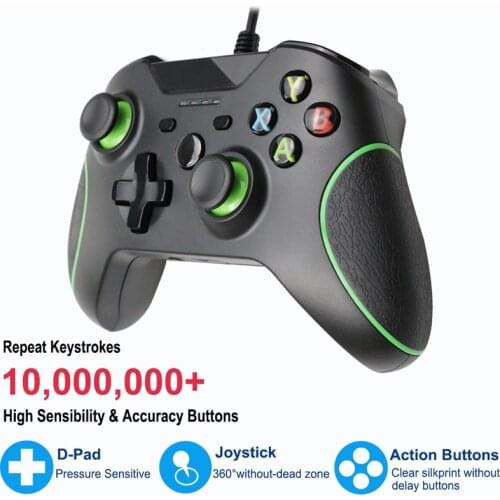 2 Colors USB Wired Gamepad For Xbox One/One S/One X Series Controller For PC / Laptop Windows 7/8/10 Series Game Controller